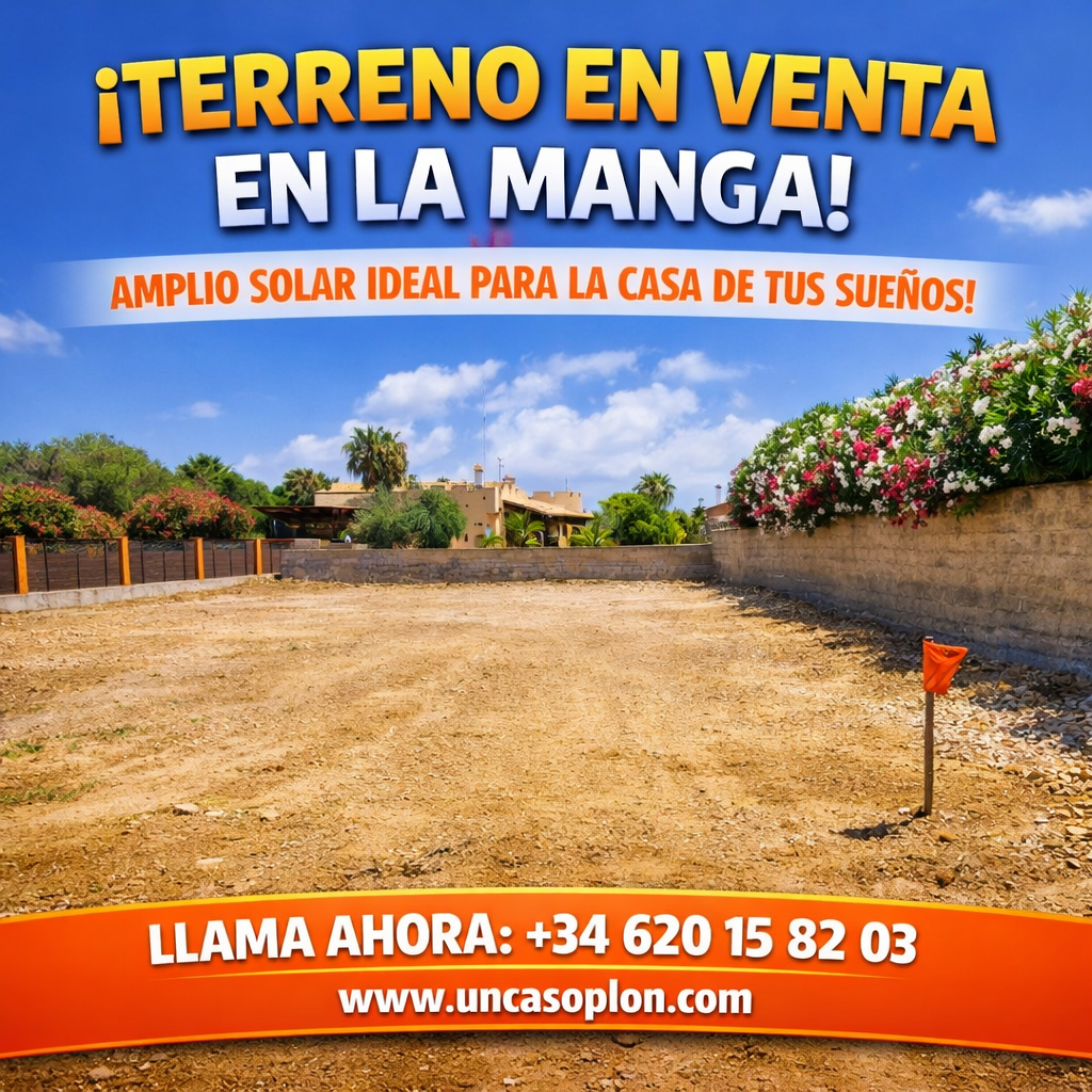 Construir villa terreno La Manga
